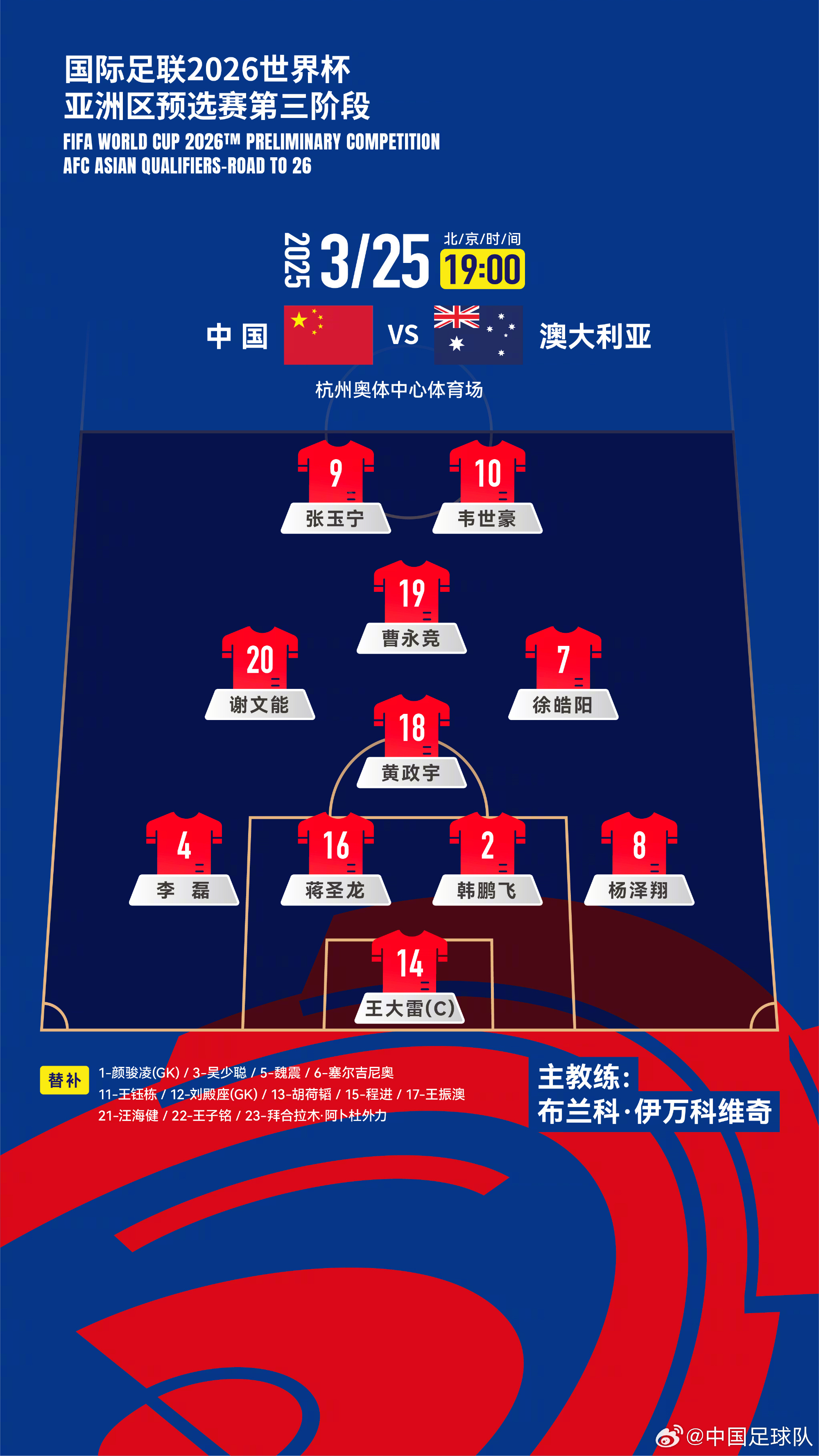 遭伊萬詬??！國足首發(fā)11人聯(lián)賽出場：僅4人鐵主力，楊澤翔0出場